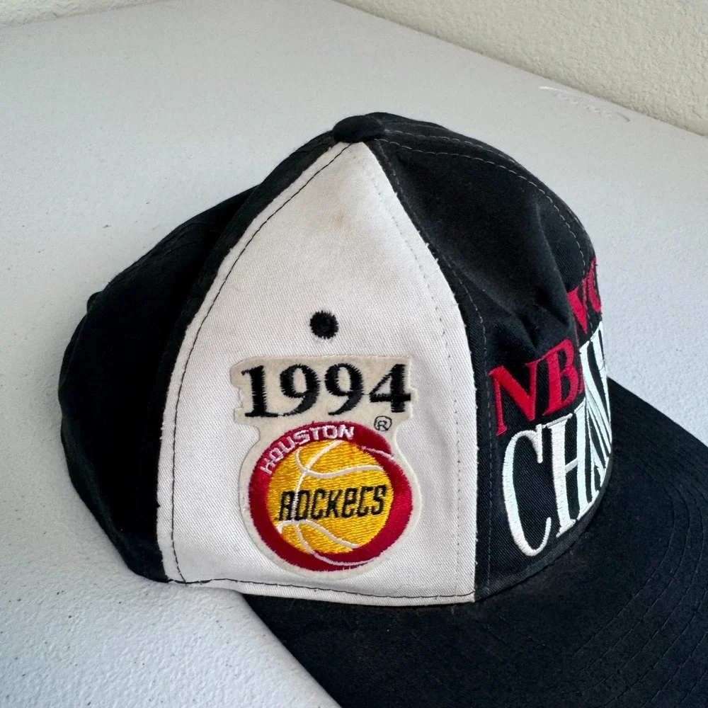 Vintage Starter Houston Rockets 1994 NBA World Champions Hat Snapback 90s Black